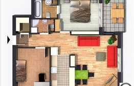 Vanzare 3 camere, 66 mp, semifinisat, zona Edgar Quinet