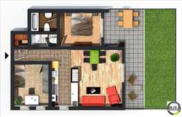 Vanzare 3 camere, 66 mp, semifinisat, zona Edgar Quinet