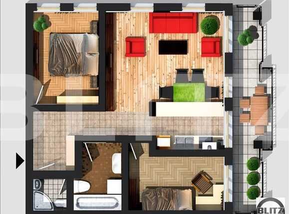 Apartament de vânzare 3 camere Manastur - 2845AV | BLITZ Cluj-Napoca | Poza1