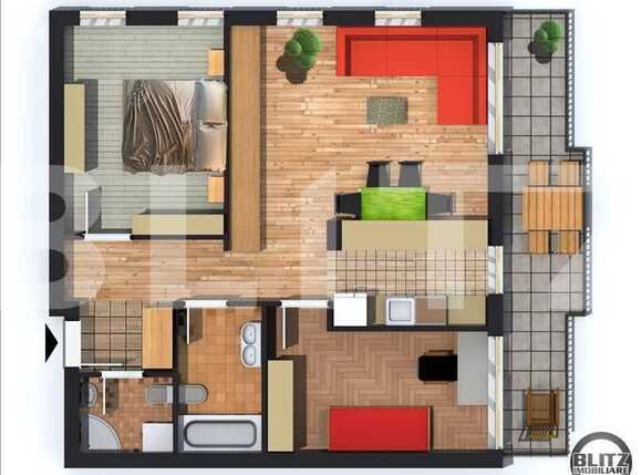 Apartament de vânzare 3 camere Manastur - 2845AV | BLITZ Cluj-Napoca | Poza4