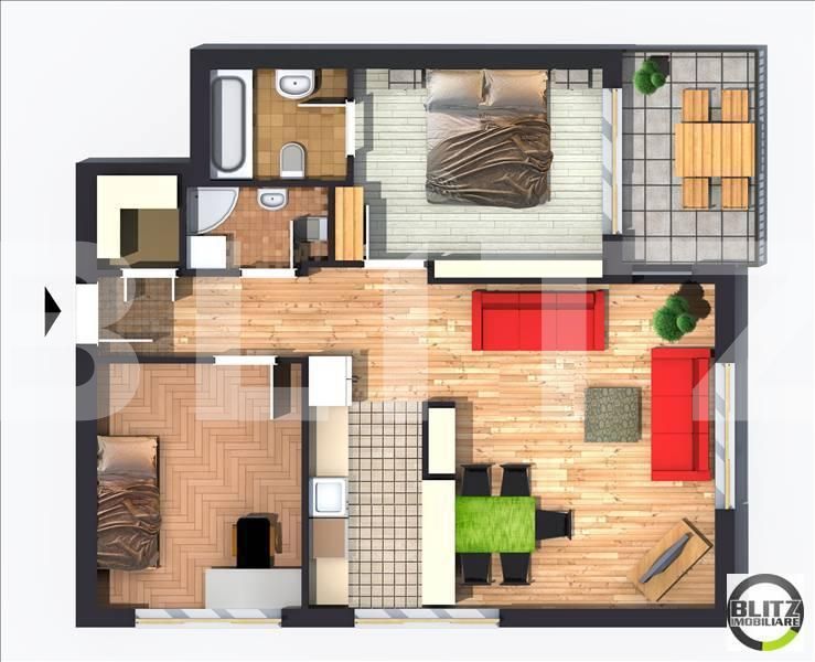 Apartament de vânzare 3 camere Manastur - 2845AV | BLITZ Cluj-Napoca | Poza9