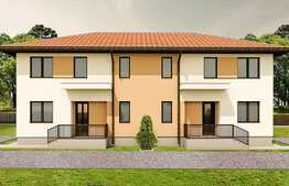 Duplex de vanzare, 105 mp utili, teren 150 mp, zona Gilau!