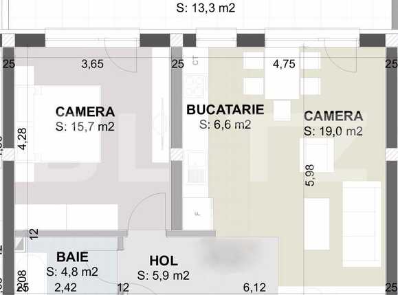 Apartament de vânzare 2 camere Exterior Est - 28593AV | BLITZ Cluj-Napoca | Poza1