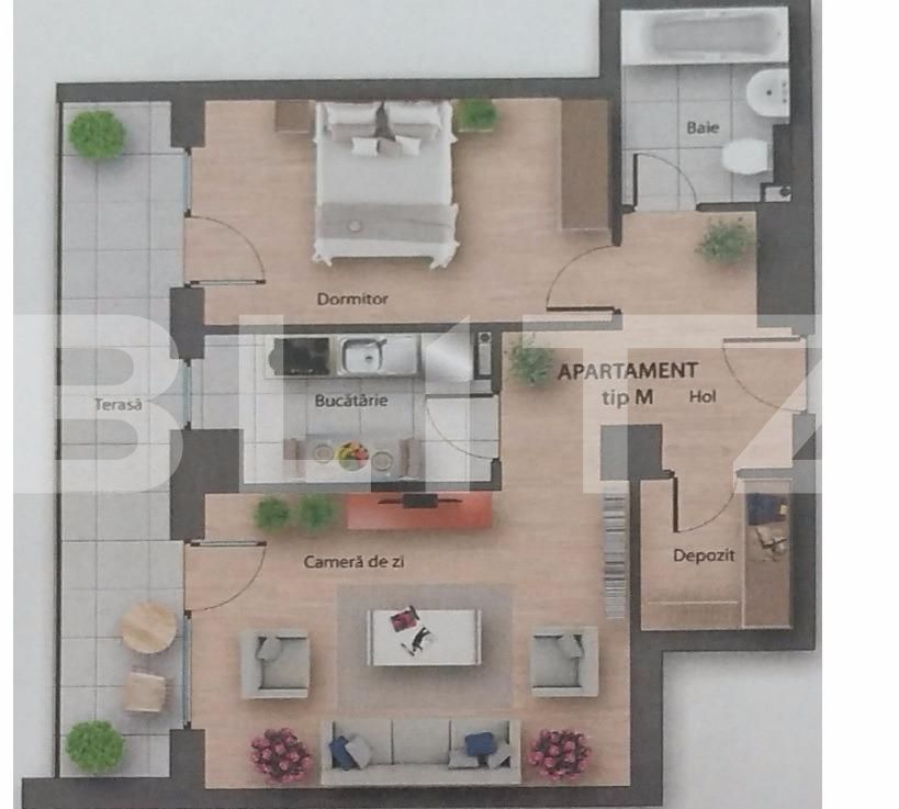 Apartament de vânzare 2 camere Bună Ziua - 28616AV | BLITZ Cluj-Napoca | Poza3