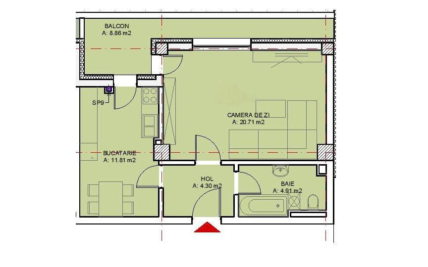 Garsonieră de vânzare Gheorgheni - 28658AV | BLITZ Cluj-Napoca | Poza1