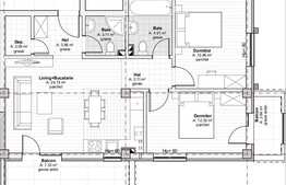 3 camere, 67 mp, semifinisat, optional garaj sau parcare! Zona strazii Teilor!