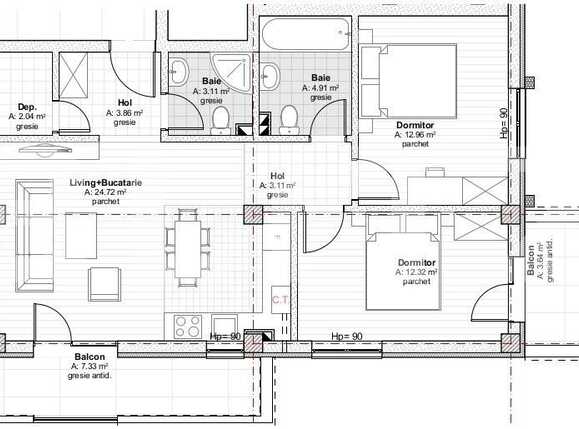 Apartament de vânzare 3 camere Floreşti - 28689AV | BLITZ Cluj-Napoca | Poza12
