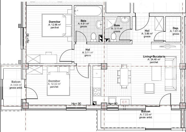 Apartament de vânzare 3 camere Floreşti - 28692AV | BLITZ Cluj-Napoca | Poza11
