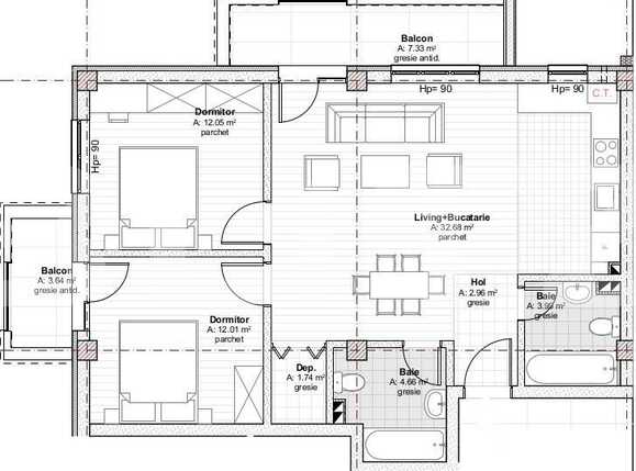 Apartament de vânzare 3 camere Floreşti - 28693AV | BLITZ Cluj-Napoca | Poza10