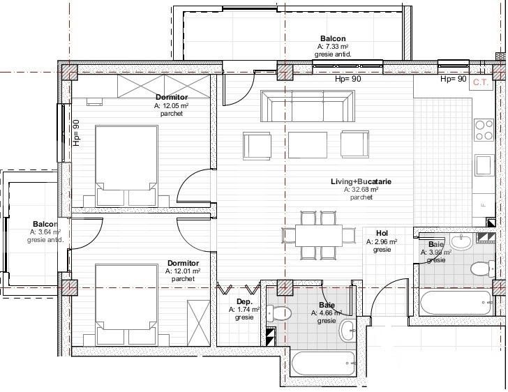 Apartament de vânzare 3 camere Floreşti - 28693AV | BLITZ Cluj-Napoca | Poza10