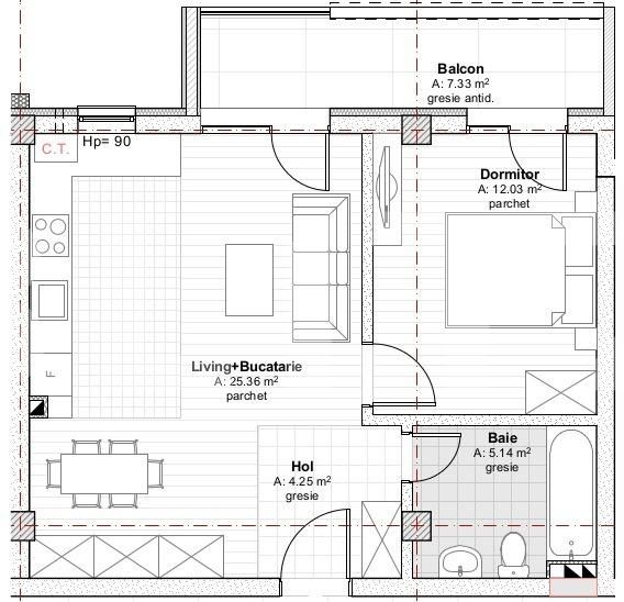 Apartament de vânzare 2 camere Floreşti - 28694AV | BLITZ Cluj-Napoca | Poza12