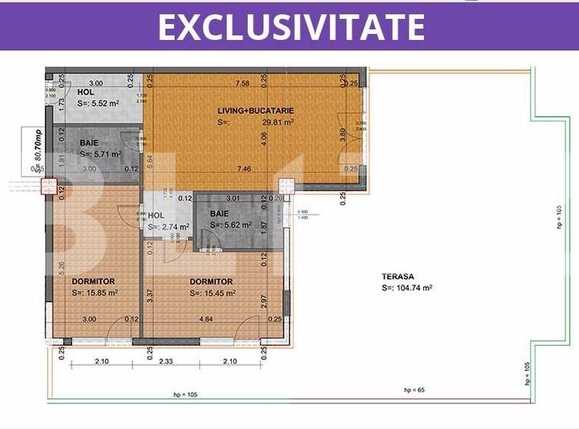 Apartament de vânzare 3 camere Marasti - 28743AV | BLITZ Cluj-Napoca | Poza1