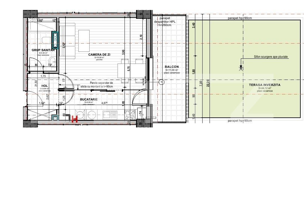 Garsonieră de vânzare Iris - 28750AV | BLITZ Cluj-Napoca | Poza4