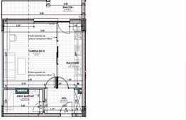 1 camera, 39,35 mp, semifinisat, etaj intermediar, terasa, zona strazii Oasului