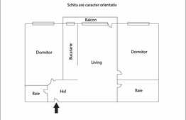 EXCLUSIVITATE ! Apartament 3 camere, 73 mp, parcare! Zona strazii Cetatii!