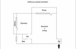 Apartament 2 camere, 64 mp, semifinisat, zona strazii Cetatii! Parcare cu CF!