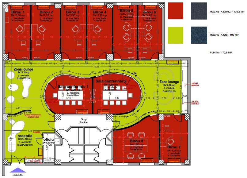 Spațiu birouri de închiriat Marasti - 28860SIB | BLITZ Cluj-Napoca | Poza1