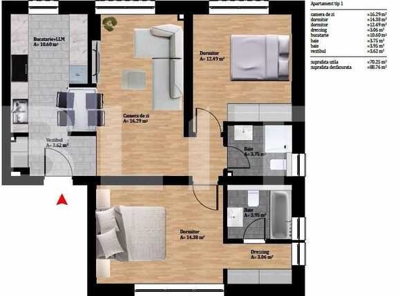 Apartament de vânzare 3 camere Manastur - 28872AV | BLITZ Cluj-Napoca | Poza6