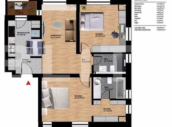 Apartament de vânzare 3 camere Manastur - 28874AV | BLITZ Cluj-Napoca | Poza6