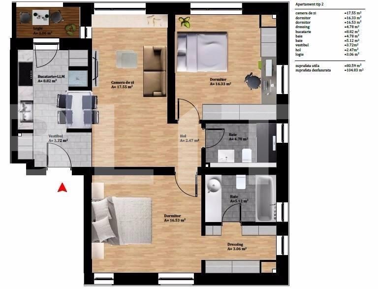 Apartament de vânzare 3 camere Manastur - 28874AV | BLITZ Cluj-Napoca | Poza6