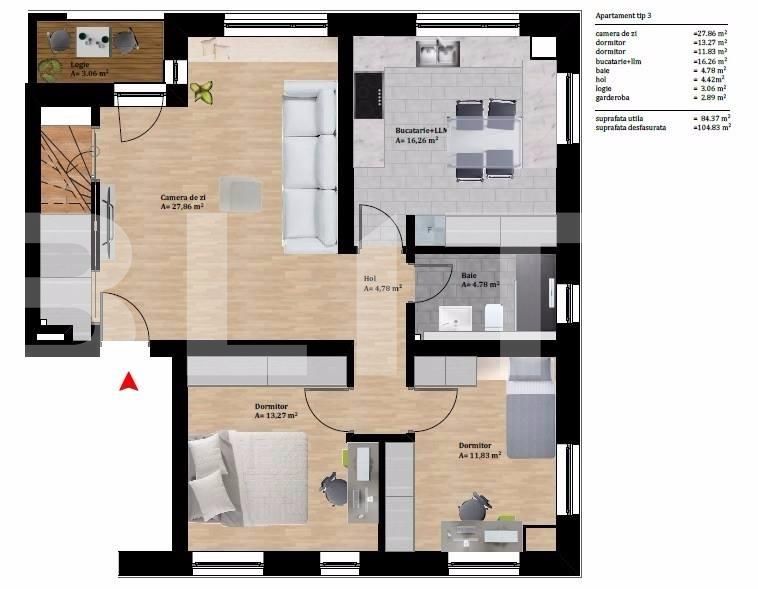 Apartament de vânzare 3 camere Manastur - 28876AV | BLITZ Cluj-Napoca | Poza6