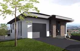 Casa individuala 130 mp utili, teren de 500 mp, zona linistita