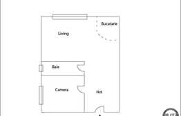 De vanzare apartament 2 camere, 48 mp, zona Edgar Quinet. Mobilat si utilat!