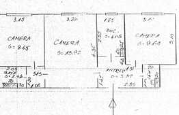 Apartament 3 camere, etaj intermediar, zona Mc Donalds