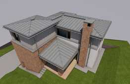 Casa individuala 157 mp utili, teren de 1500mp,  zona linistita