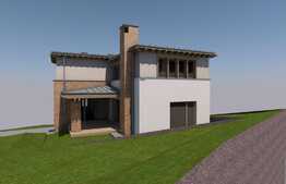 Casa individuala 157 mp utili, teren de 1500mp,  zona linistita