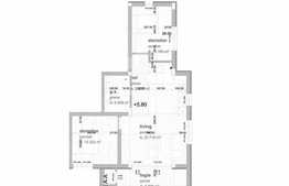 Apartament semifinisat cu 3 camere, 66 mp, parcare, zona strazii Donath
