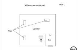 De vanzare apartament cu 2 camere, dispus pe 2 nivele , cu scara interioara