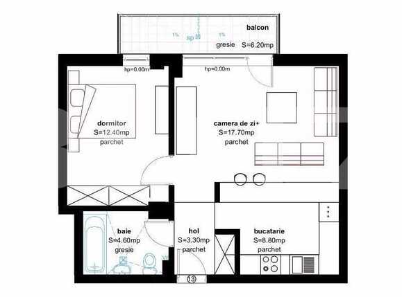 Apartament de vânzare 2 camere Bună Ziua - 29288AV | BLITZ Cluj-Napoca | Poza5