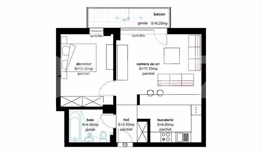 Apartament de vânzare 2 camere Bună Ziua - 29288AV | BLITZ Cluj-Napoca | Poza5