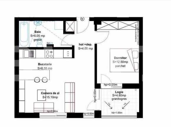 Apartament de vânzare 2 camere Bună Ziua - 29289AV | BLITZ Cluj-Napoca | Poza5