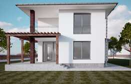 Casa individuala de 120 mp utili, 5 camere, teren de 200 mp! Zona de case!