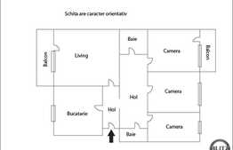 Vanzare apartament cu 4 camere decomandate! Loc parcare si boxa, zona Minerva