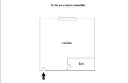 De vanzare garsoniera 11 mp, zona Complex Diana