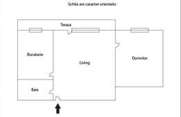 Apartament 2 camere, 51 mp, terasa de 9 mp, garaj, zona Viva City