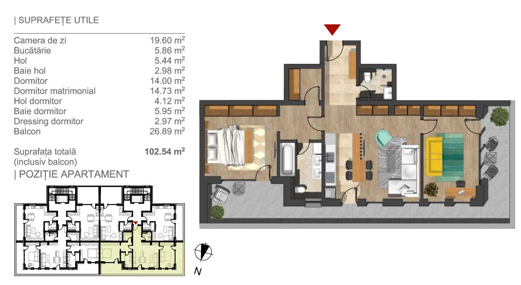 Apartament de vânzare 3 camere Bună Ziua - 29492AV | BLITZ Cluj-Napoca | Poza1