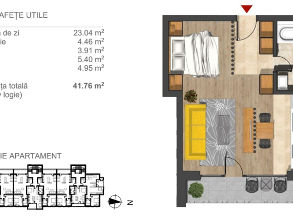 Garsonieră de vânzare Bună Ziua - 29494AV | BLITZ Cluj-Napoca | Poza1