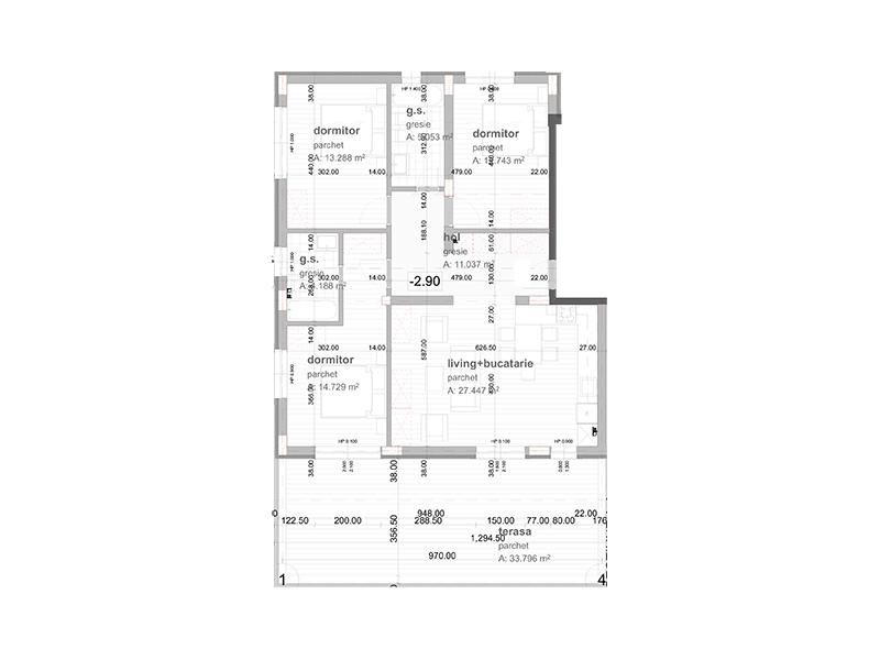 Apartament de vânzare 4 camere Grigorescu - 29498AV | BLITZ Cluj-Napoca | Poza1