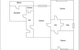 Vanzare 3 camere in zona Profi, pret oportun
