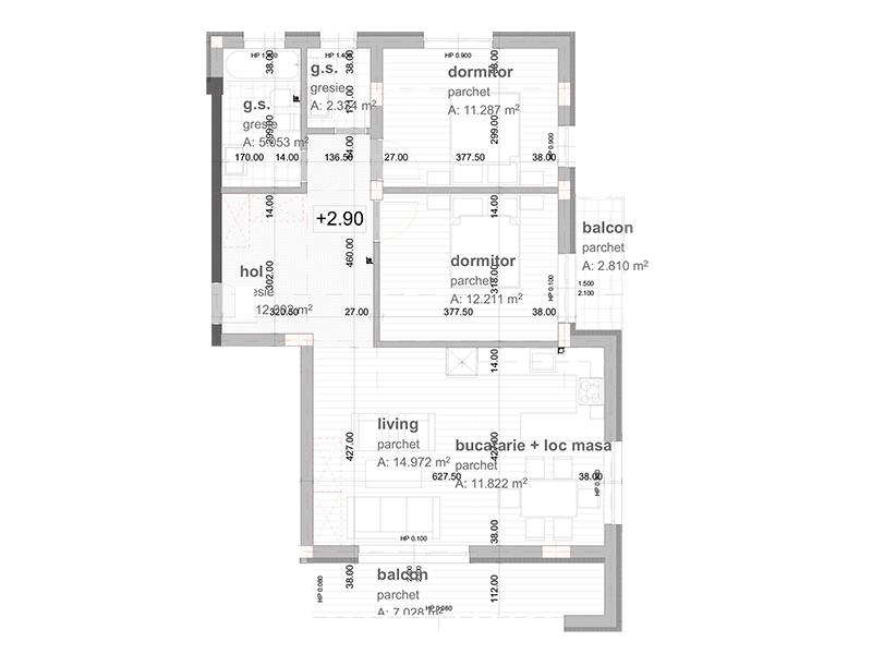 Apartament de vânzare 3 camere Grigorescu - 29504AV | BLITZ Cluj-Napoca | Poza1