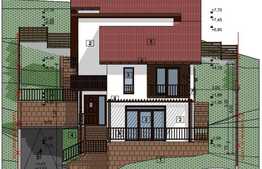 Casa cuplata, semifinisat, 120 mp, 320 mp teren, zona linistita