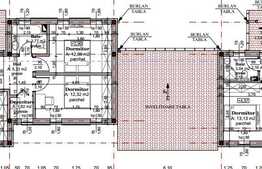 Casa cuplata, semifinisat, 120 mp, 320 mp teren, zona linistita