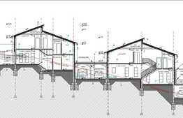 Casa cuplata, semifinisat, 120 mp, 320 mp teren, zona linistita