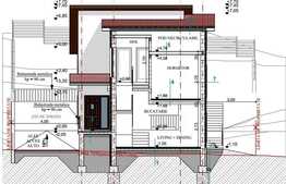 Casa cuplata, semifinisat, 120 mp, 320 mp teren, zona linistita