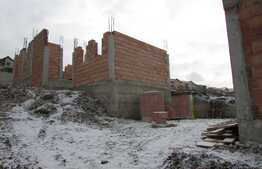 Casa cuplata, semifinisat, 120 mp, 320 mp teren, zona linistita