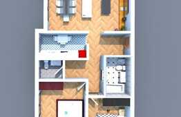 3 camere, 72 mp, terasa de 15 mp! Zona TERRA! Finalizare Decembrie 2018! 